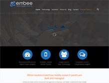 Tablet Screenshot of embeemobile.com